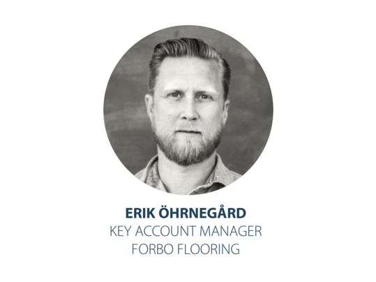 Erik Öhrnegård KAM Forbo Flooring
